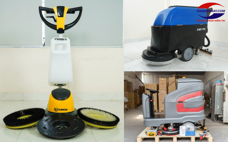 Kumisai cung cấp cho thị trường đa dạng các mẫu mã máy chà sàn